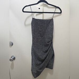 Asymmetrical Black Dress